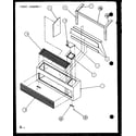 Amana PTC12300ER/P9812529R front assembly (ptc15300er/p9812522r) (ptc15400er/p9872222r) diagram