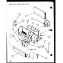 Amana PTC12300ER/P9812529R functional chassis assy parts (ptc15300er/p9812522r) (ptc15400er/p9872222r) diagram