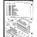 Amana HK430B/P9846609R duct kit (main duct & transition) (mdk01/p9846801rx) diagram