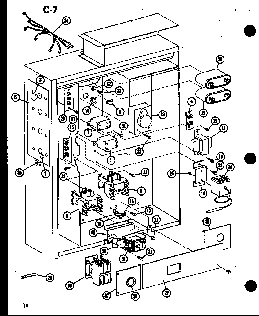 Amana D67225-2C/P67225-2C (epho3600-1e/p68666-4c) (epho3000-1e/p68666-5c) (epho2400-1e/p68666-6c) diagram