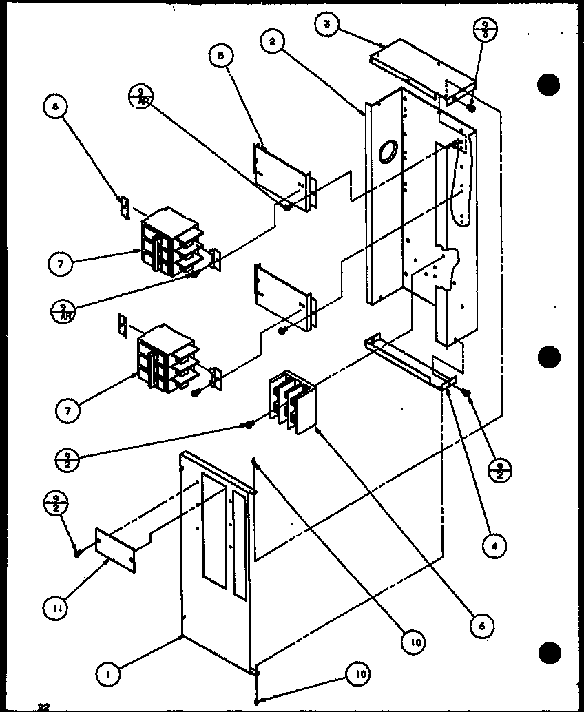 Amana SPHO48003A/P9999208C control panel diagram