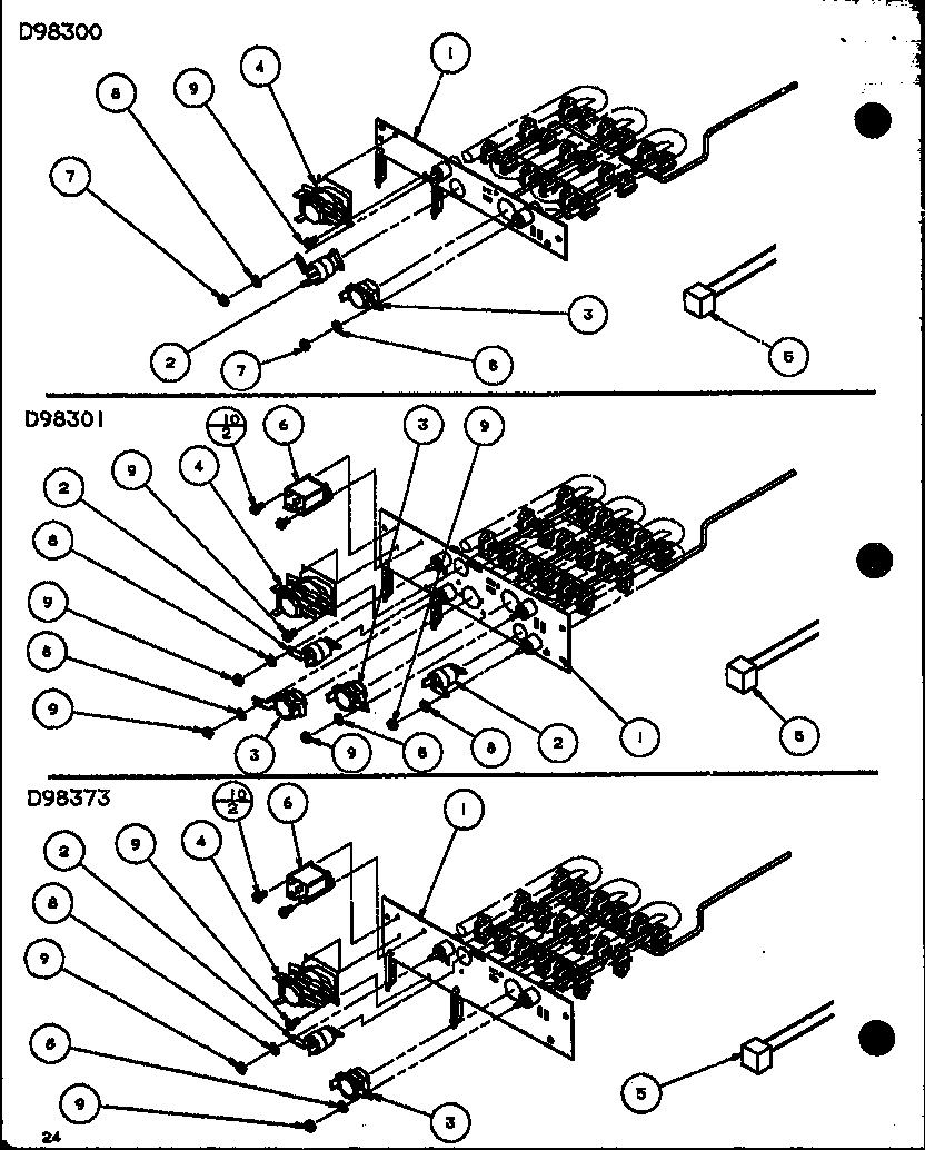 Amana SPHO48003A/P9999208C control panel diagram