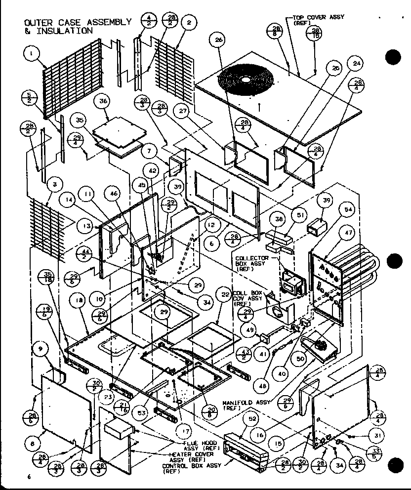 Amana SPCG360901A/P9999311C outer case assembly & insulation (spcg240451a/p9999301c) (spcg240701a/p9999302c) (spcg240901a/p9999303c) (spcg300451a/p9999304c) (spcg300701a/p9999305c) (spcg300901a/p9999306c) diagram