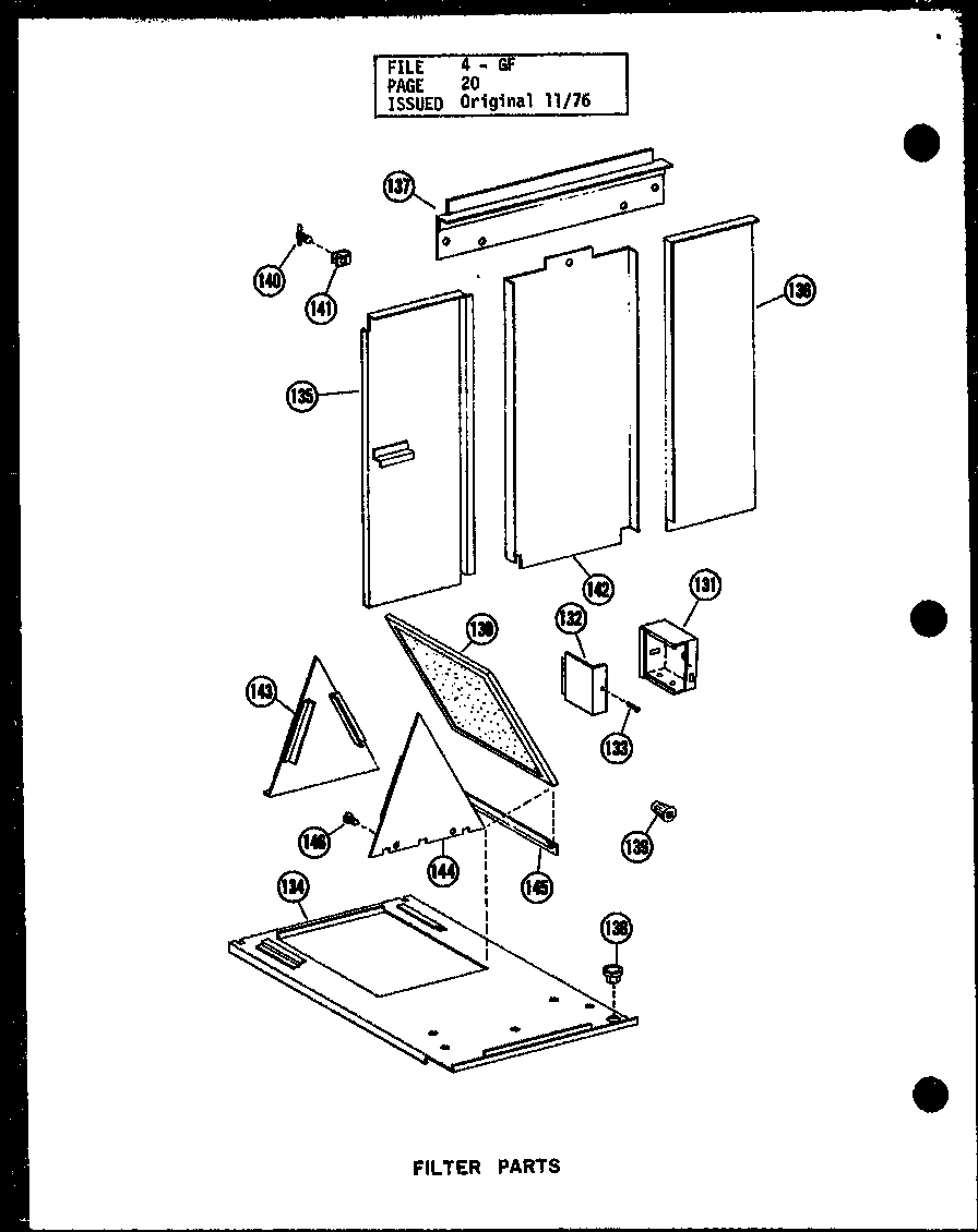 Amana GC80DF/P96382-10F filter parts (gc65df-2/p96382-1f) (gc80df/p96382-2f) (gc80df-3/p96382-3f) (gc105df/p96382-4f) (gc105df-3/p96382-5f) (gc120df/p96382-6f) (gc120df-3.5/p96382-7f) (gc140df-4/p96382-8f) diagram