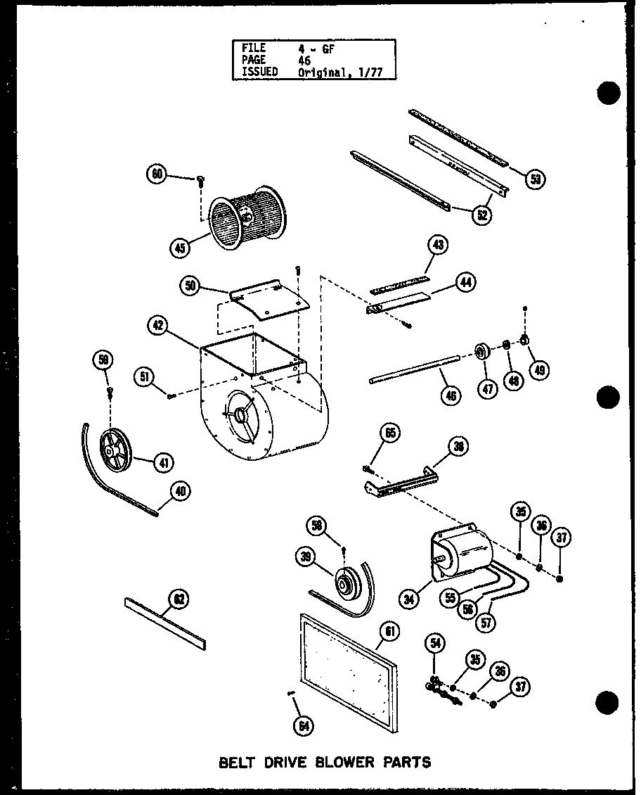 Amana GH105DE/P96421-6F direct drive blower parts (gh160e-r5/p96420-17f) (gh200e-r4/p96420-18f) diagram