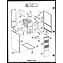 Amana GH105DE/P95420-6F cabinet parts diagram