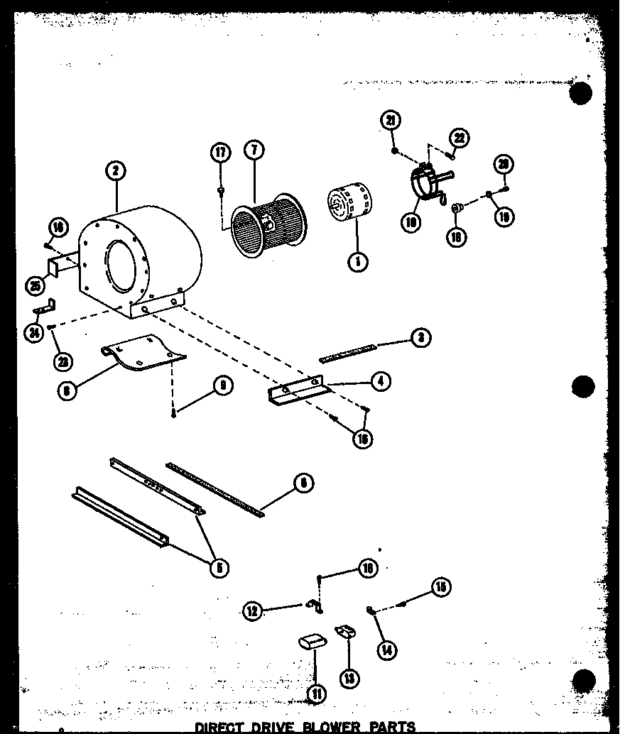Amana GC105DJ-3/P96455-5F direct drive blower parts (gc65dj-2/p96455-1f) (gc80dj/p96455-2f) (gc80dj-3/p96455-3f) (gc105dj/p96455-4f) (gc105dj-3/p96455-5f) (gc120dj/p96455-6f) (gc120dj-3.5/p96455-7f) (gc140dj-4/p96455-8f) diagram