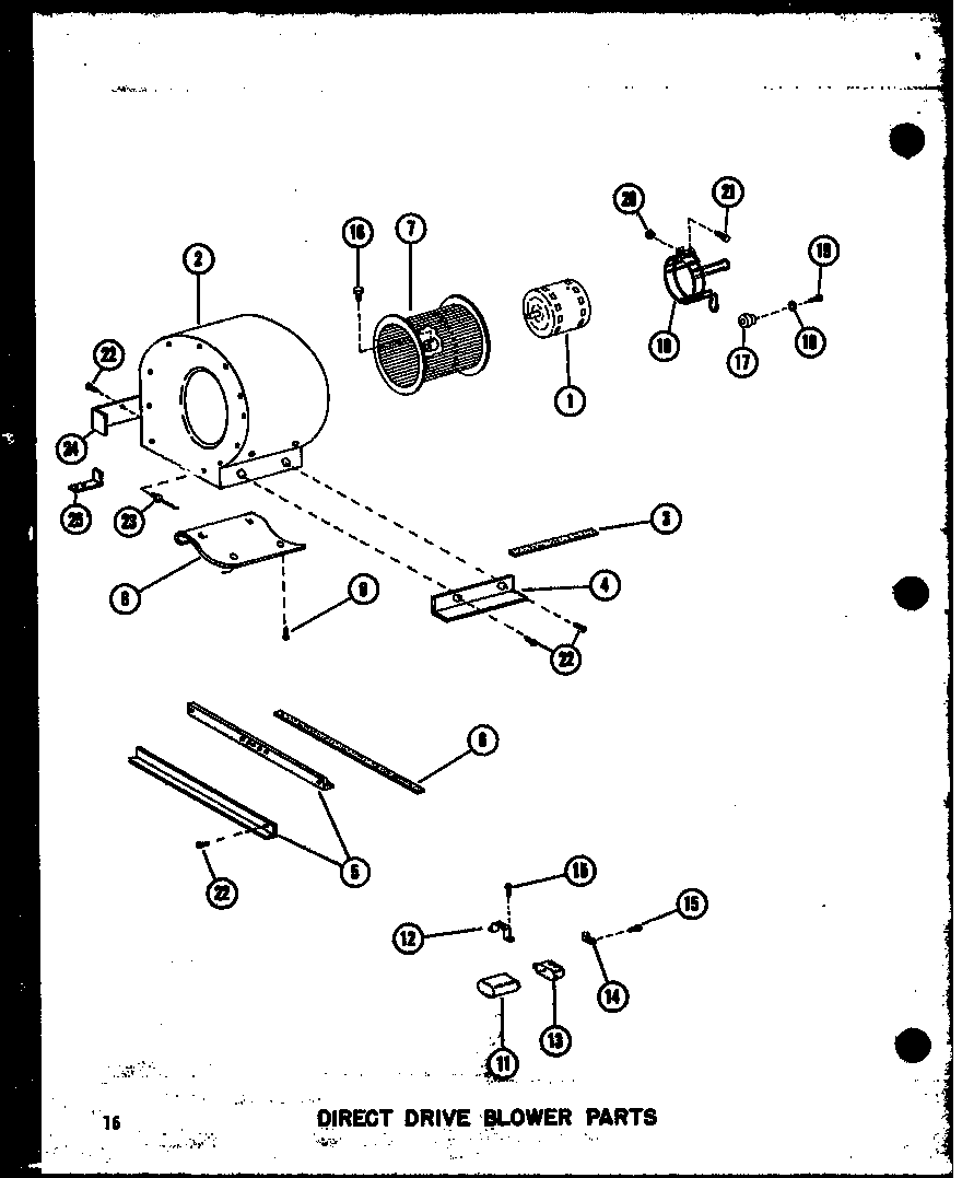 Amana GC105DJ-3/P96455-5F direct drive blower parts (gc65dj-2/p96455-9f) (gc80dj/p96455-10f) (gc80dj-3/p96455-11f) (gc105dj/p96455-12f) (gc105dj-3/p96455-13f) (gc120dj/p96455-14f) (gc120dj-3.5/p96455-15f) (gc140dj-4/p96455-16f) diagram