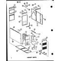 Amana GLE120M-R3/P96598-2F cabinet parts diagram