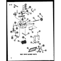 Amana GLE105N-R3/P68835-1F belt drive blower parts diagram