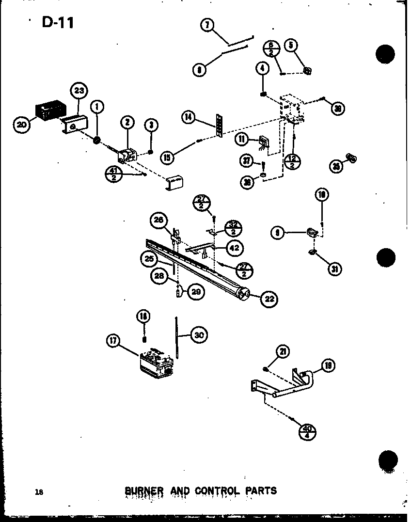 Amana GC65DN-2/P68838-1F burner and control parts (gc65dn-2/p68838-1f) (gc80dn-3/p68838-2f) (gc105dn-3/p68838-3f) (gc120dn-3.5/p68838-4f) (gc140dn-4/p68838-5f) diagram