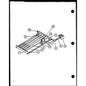 Amana GS120DN5/P9661208F gas burners and manifold diagram