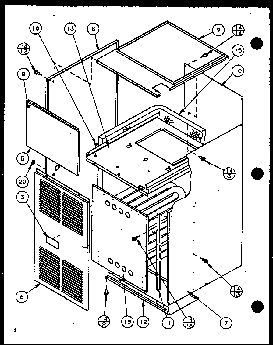 Amana GCI45A25/P6983201F (gci45a25/p6983201f) (gci70a30/p6983202f) (gci70a40/p6983203f) (gci90a30/p6983204f) (gci90a50/p6983205f) diagram