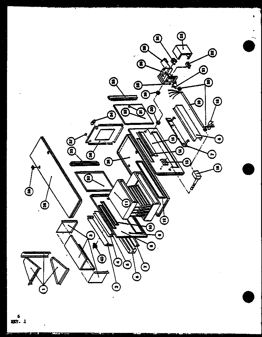 Amana GS120DN5/P9824203F heat exchanger assembly diagram