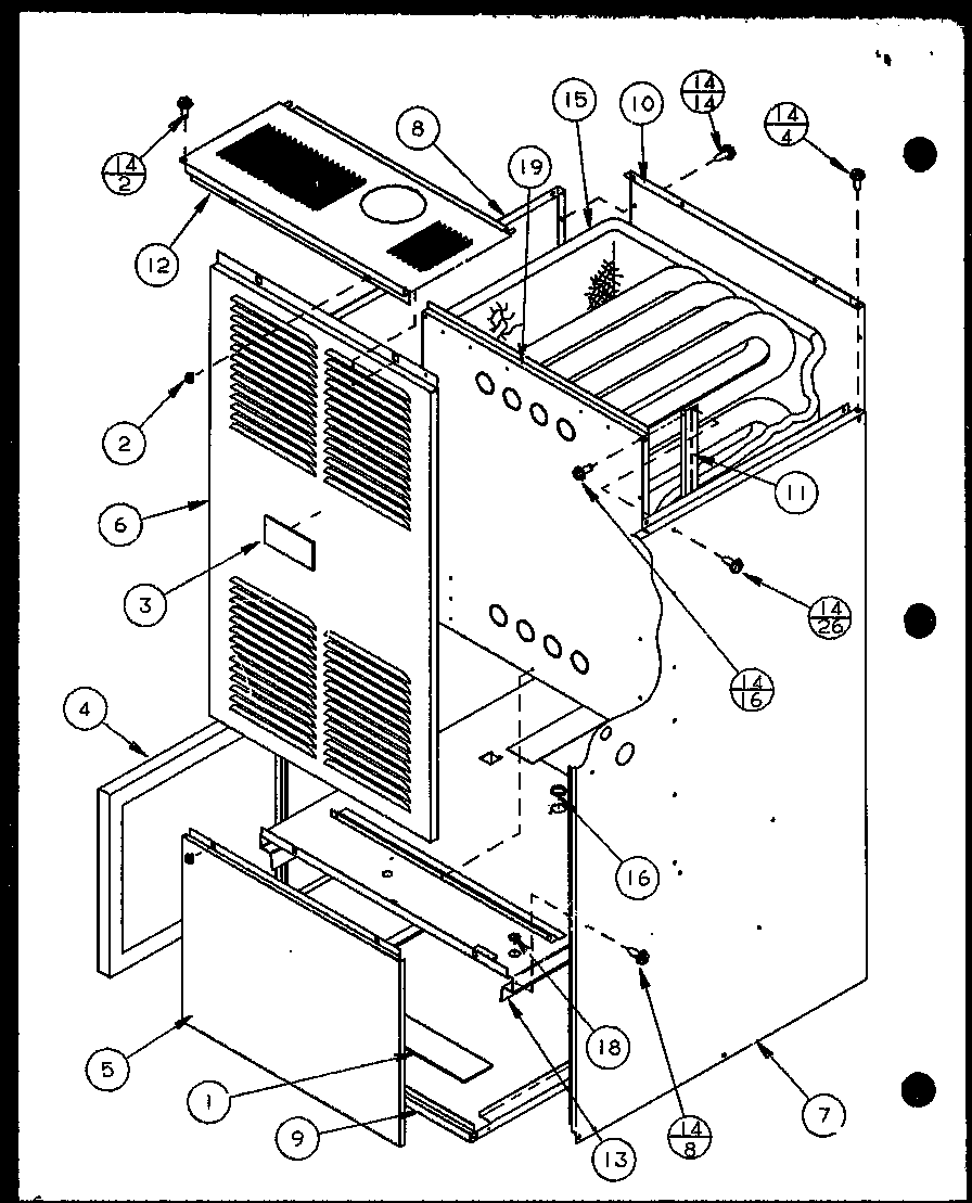 Amana GHI90A50C/P6983114F (ghi45a25c/p6983110f) (ghi70a30c/p6983111f) (ghi70a40c/p6983112f) (ghi90a30c/p6983113f) (ghi90a50c/p6983114f) diagram