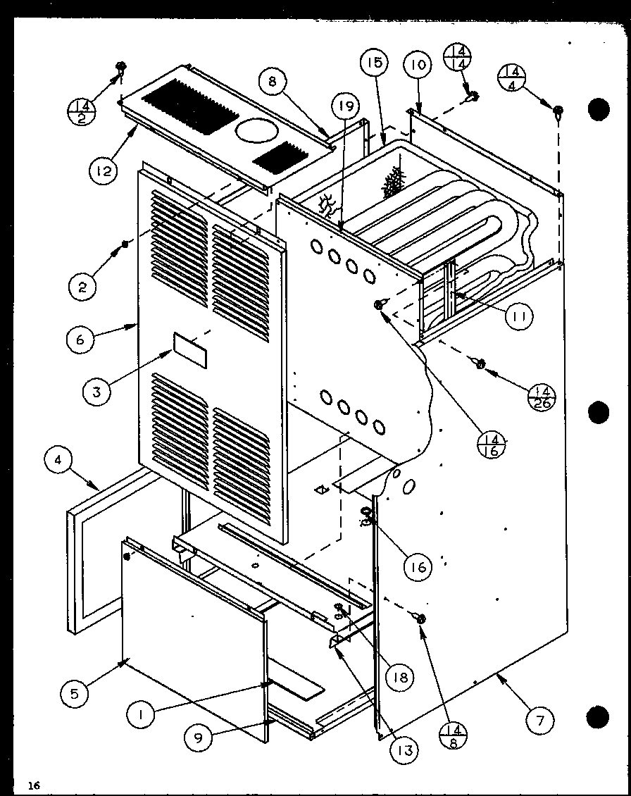 Amana GHI90A50C/P6983114F (ghi115a35c/p6983115f) (ghi115a50c/p6983116f) (ghi140a35c/p6983117f) (ghi140a50c/p6983118f) diagram