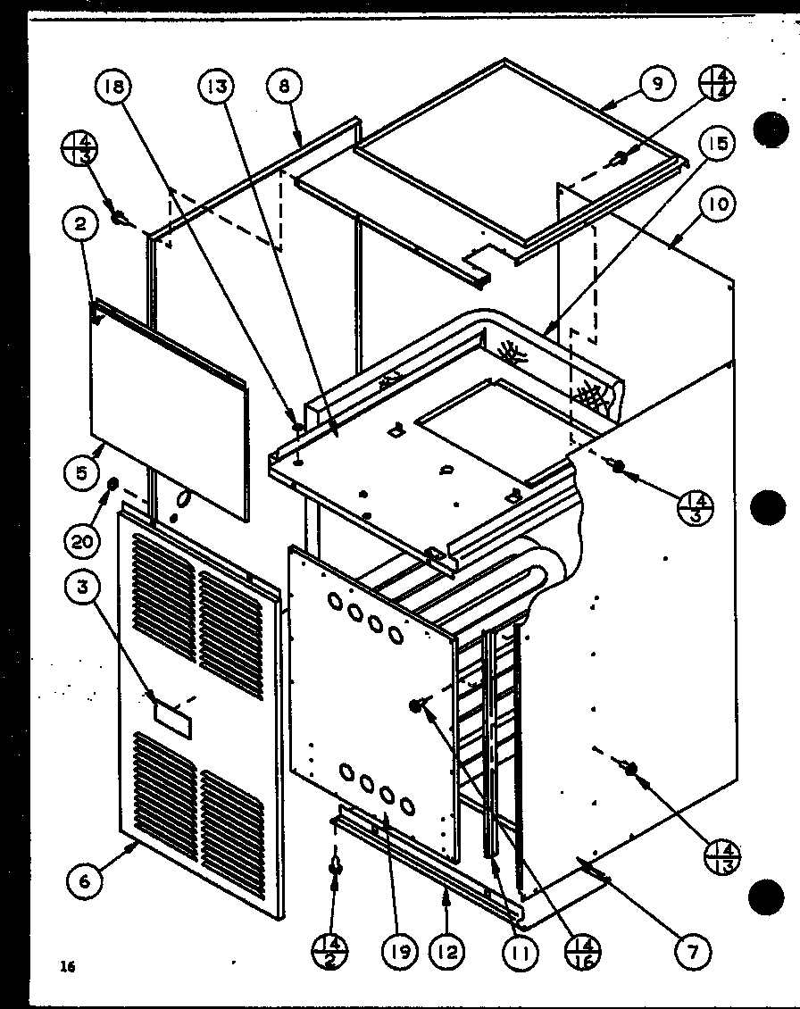 Amana GCI70A30C/P6983211F (gci115a35c/p6983215f) (gci115a50c/p6983216f) (gci140a50c/p6983217f) diagram