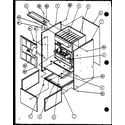 Amana GHN70A30/P9961502F cabinet assembly diagram