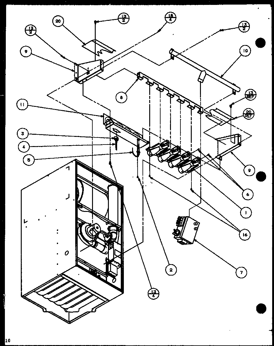Amana GCN115A40/P9961606F (gcn45a30/p9961601f) (gcn70a30/p9961602f) (gcn70a40/p9961603f) (gcn90a40/p9961604f) (gcn115a40/p9961605f) diagram