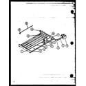 Amana GSE75DN4X/P9824211F gas burners and manifold diagram