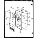 Amana GCE1003/P9806108F cabinet diagram