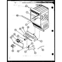 Amana GCE1003/P9806108F heat exchanger & manifold diagram