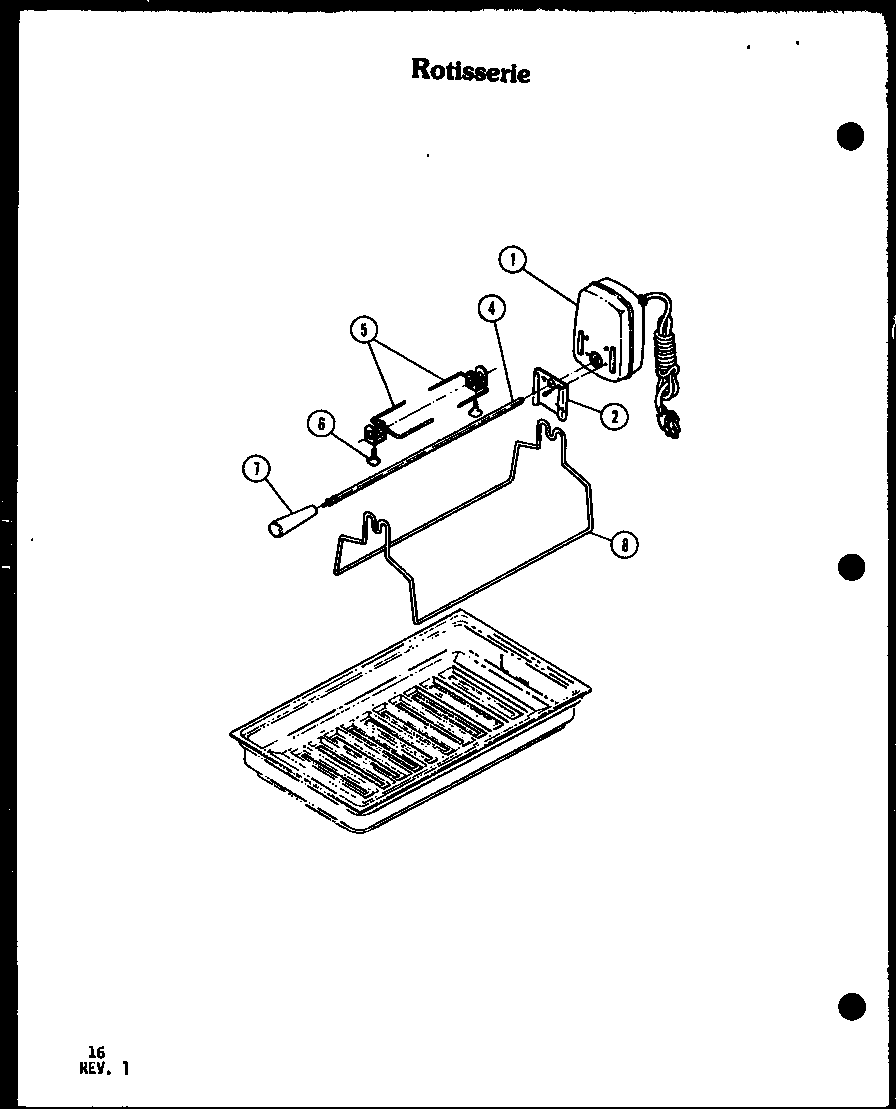 Amana AKD-1B/P85558-3S rotisserie (cc-5/p27271-5s) (cc-10/p72771-10s) diagram