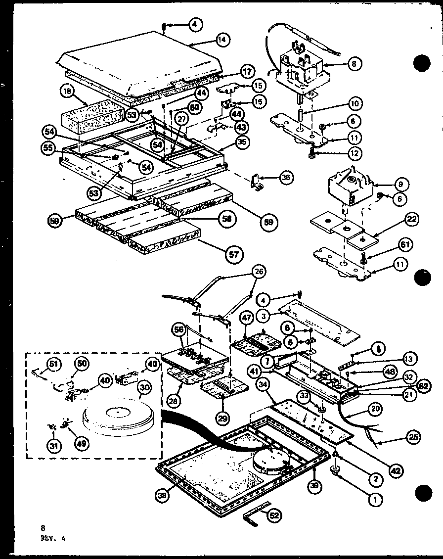 Amana AKC35D/P8575705S cooktops (akc35d/p8575701s) (akc35d/p8575703s) (akc35d/p8575705s) diagram