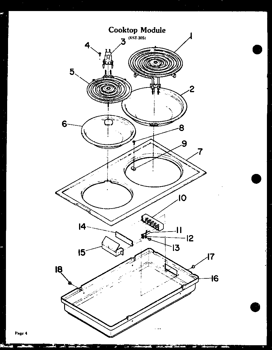Modern Maid KET595 (xst-305) diagram