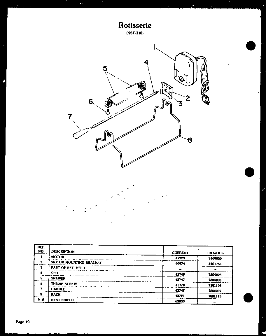 Modern Maid KET595 (xst-310) diagram