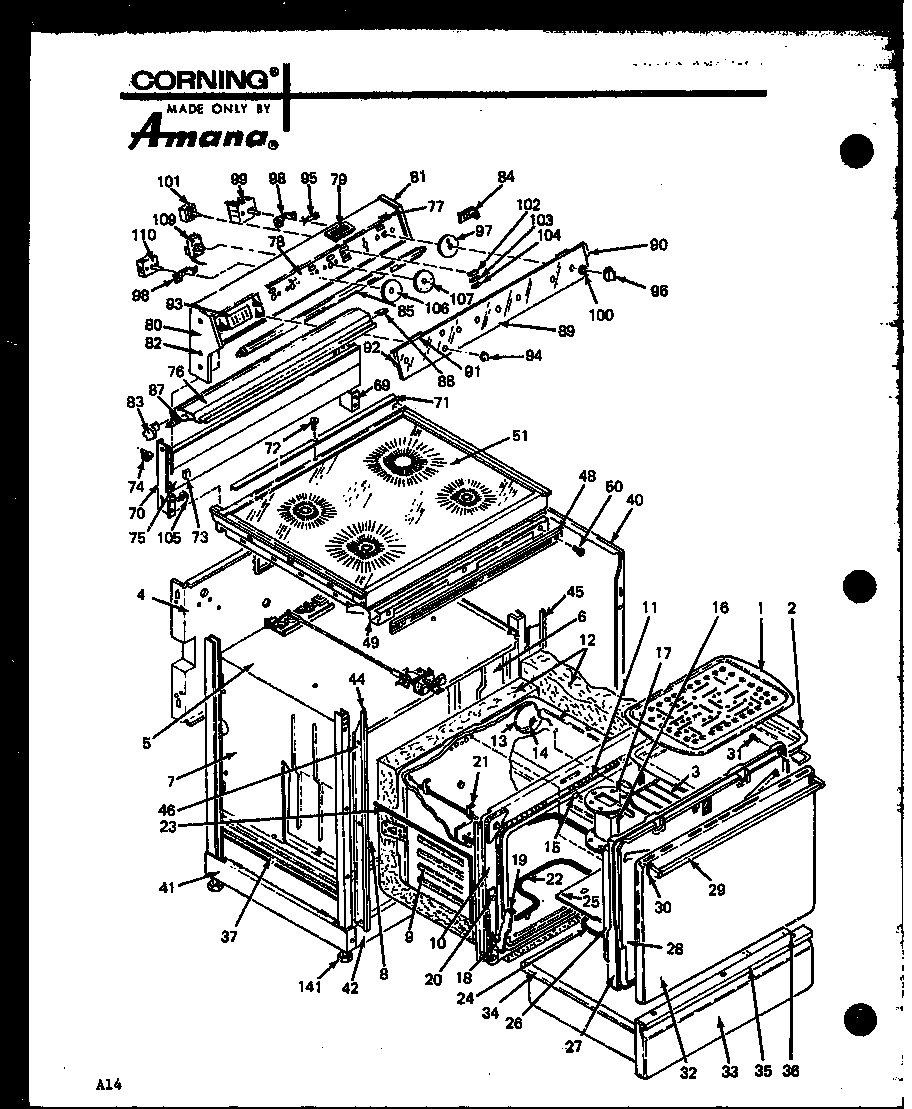 Amana ARC-100/P85001-3S (arc-1/p85001-1s) diagram