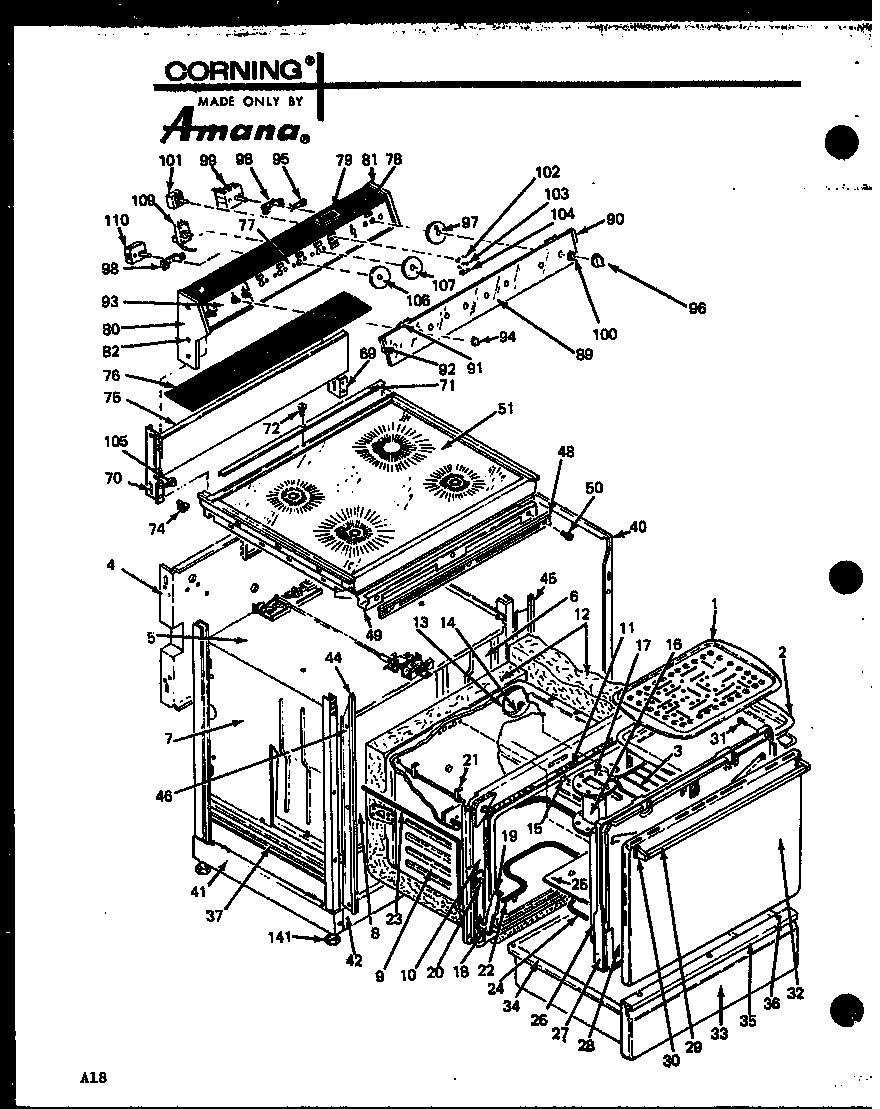 Amana ARC-100/P85001-3S (arc-2/p85001-2s) diagram