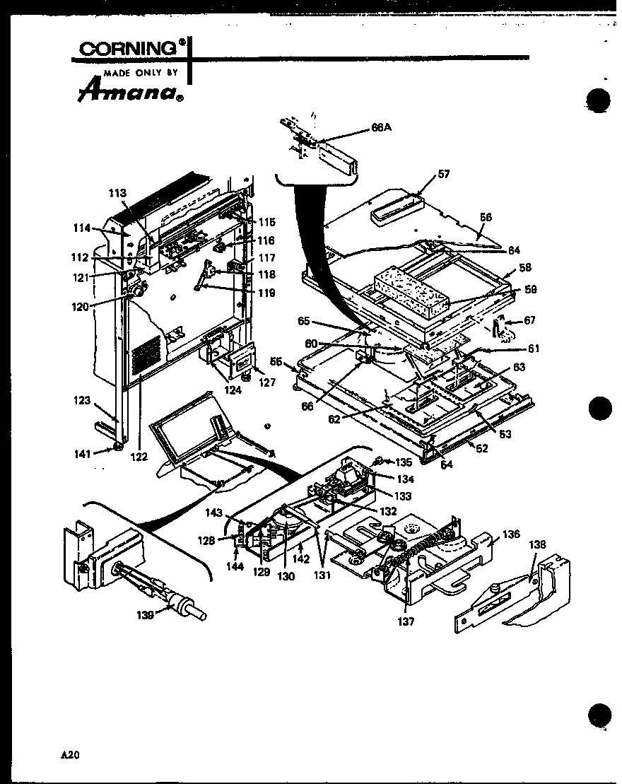 Amana ARC-100/P85001-3S (arc-2/p85001-2s) diagram