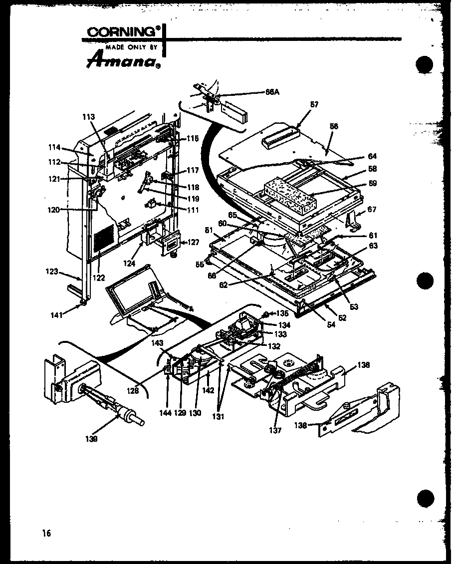 Amana ARC-2B/P85122-2S (arc-1b/p85122-1s) diagram