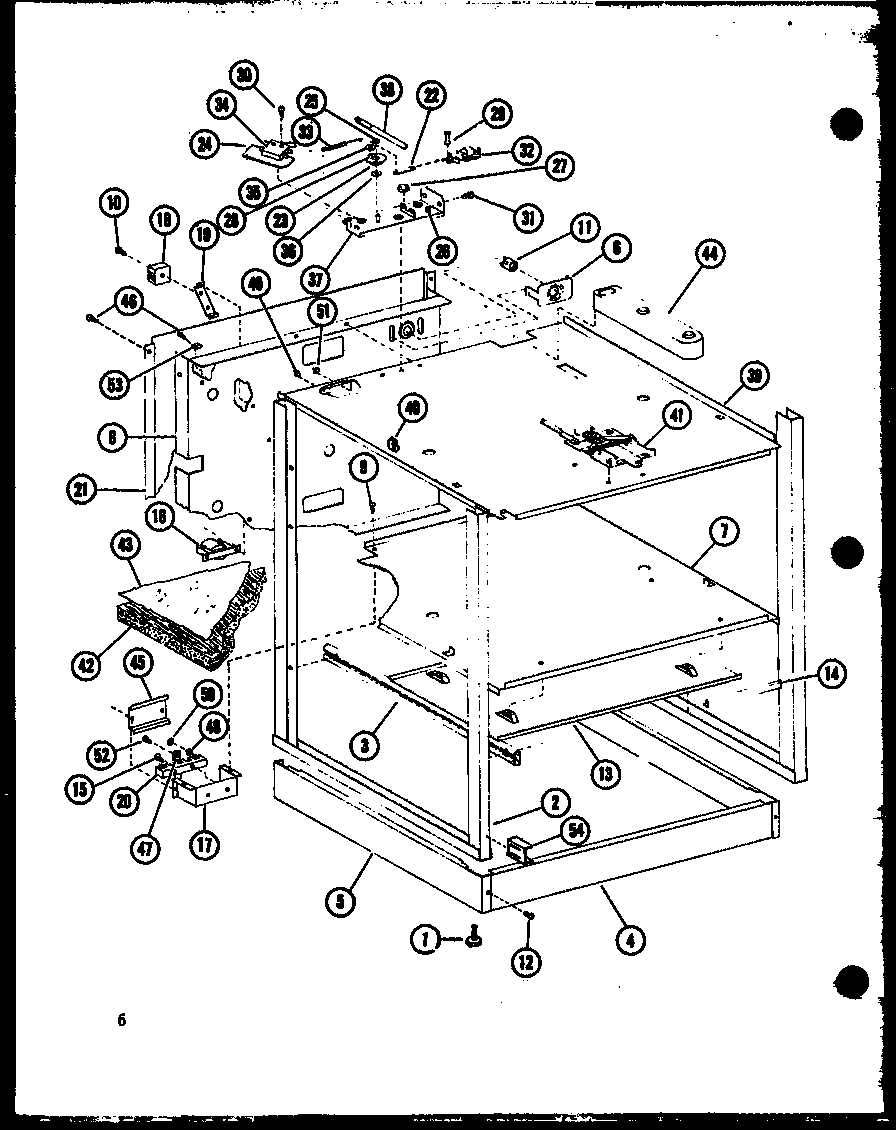 Amana ASR303-P852354S cabinet parts diagram