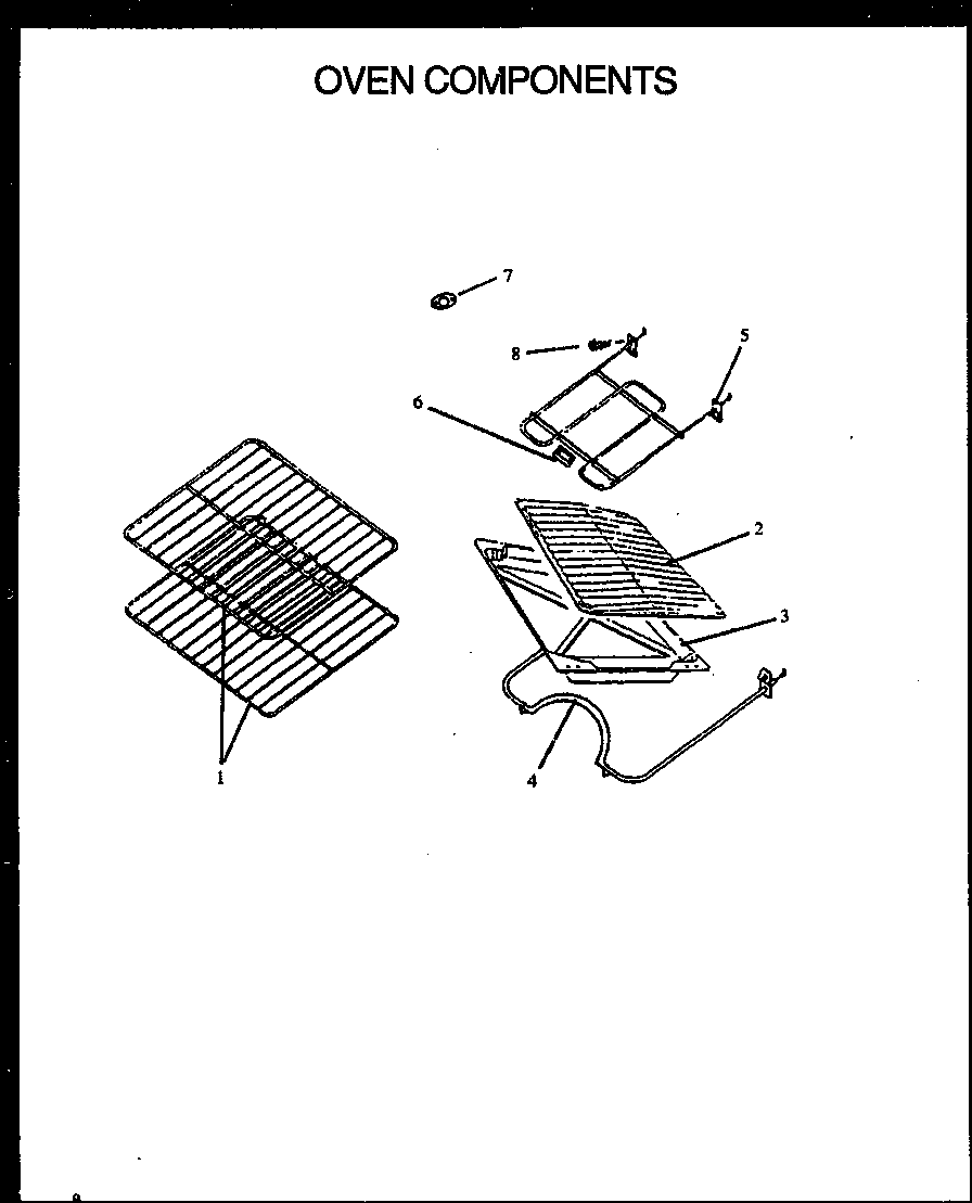 Amana GBE24AAOEPT/P1142415NW oven components diagram