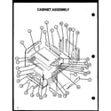Amana SBE56FXW/P1137959NW cabinet assembly diagram