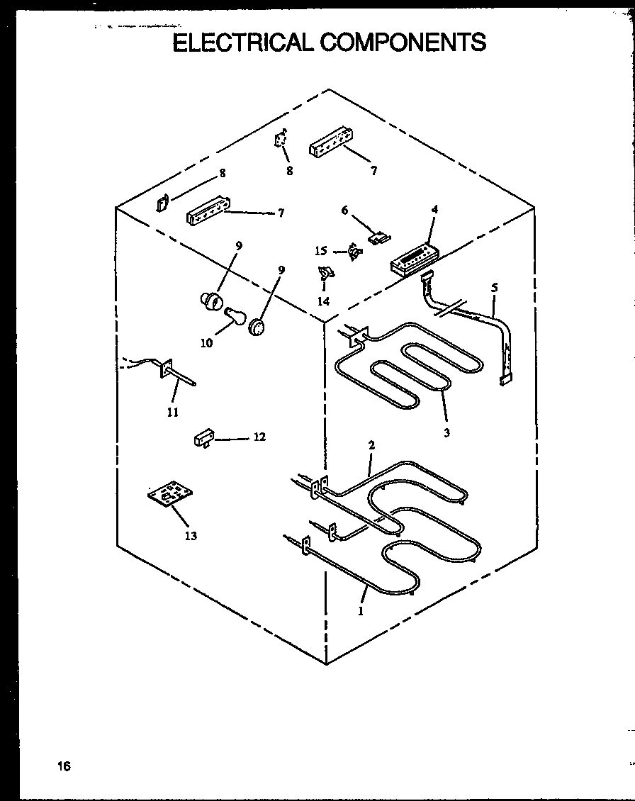 Modern Maid XST229/P1133266N electrical components (fdu1862ww/p1131909) (fdu1862b/p1131908) diagram