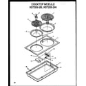 Modern Maid XST229/P1133266N cooktop module diagram