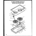 Modern Maid XST229/P1133266N glass ceramic module (xst2072w/p1133265nw) (xst2072b/p1133265nb) diagram