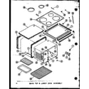Amana RCC-4-L1/P72778-2ML main top & lower oven assembly (rcc-3/p72771-1m) (rcc-3-c/p72771-1mc) (rcc-3-ag/p72771-1mg) (rcc-3-a/p72771-1ma) (rcc-3/p72771-2m) (rcc-3-l1/p72771-2ml) (rcc-3-c1/p72771-2mc) (rcc-3-a1/p72771-2ma) (rcc-3-ag1/p72771-2mg) (rcc-4-c/p72778-1mc) (rcc-4-a/p7277 diagram
