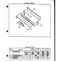 Caloric EHA315 backguard assembly (eha312) (eha314) (eha335) (eja312) (eja314) (eja335) (eha315) (eja315) (eha112) (eha312-op) diagram