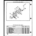 Caloric EHA315 upper oven control panel assembly (eha394) (eja394) (eha395) (eja395) (eja397) diagram