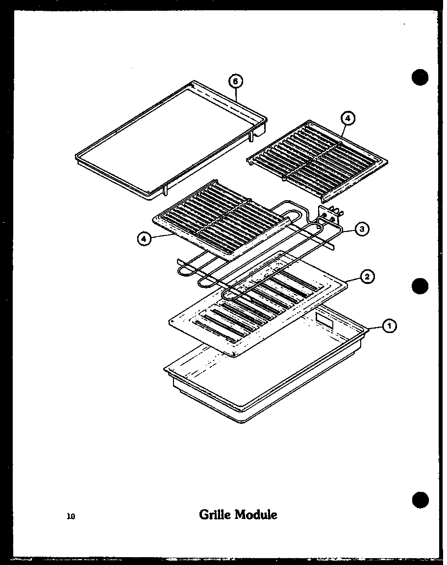 Amana ADMIC-P8592803S grille module diagram