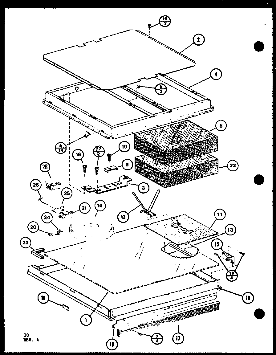 Amana ARC515/P8577201S heater box diagram