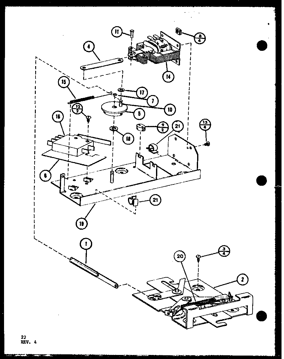 Amana ARC515/P8577201S door latch diagram