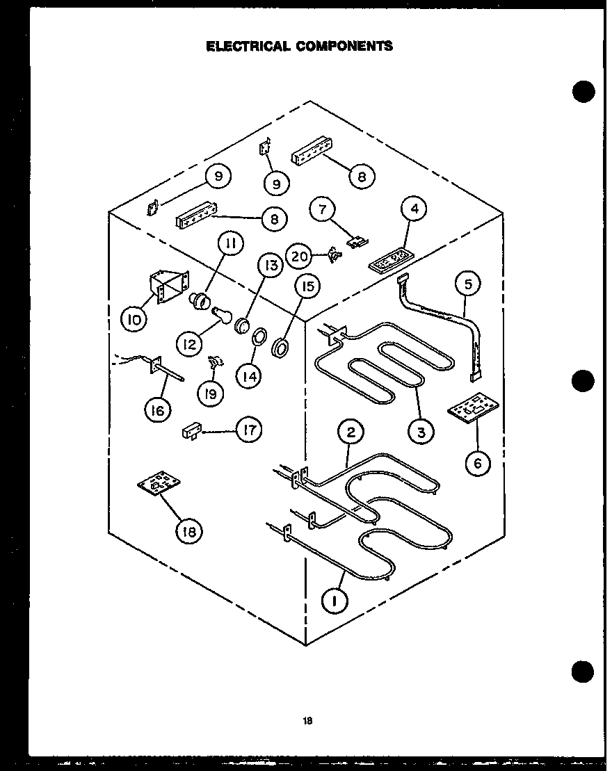 Modern Maid FDU185 electrical components diagram