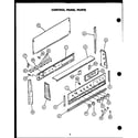 Caloric EHS342-OF control panel parts (ehs342-of) (ehs344-of) (ehs345-of) (ehs346-of) (ehs360-of) diagram