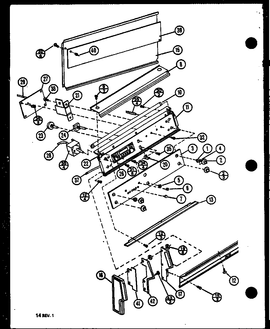 Amana ARE650/P8577205S control panel diagram