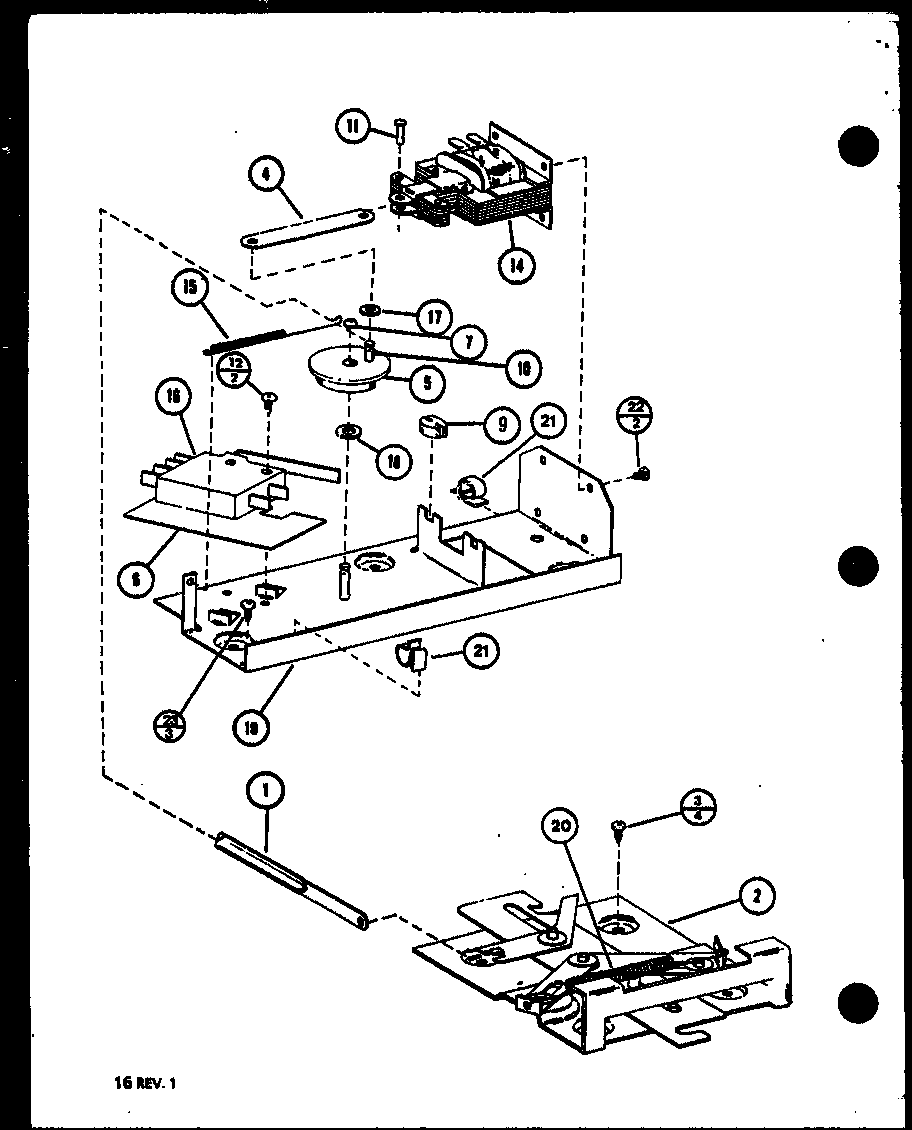 Amana ARE650/P8577205S door lock assembly diagram